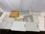 Wire Cooling Racks, 2 Cookie Sheets, Three Cutting Boards