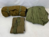 Military Issue Bedroll, Duffel Bag and Sleeping Bag Cover