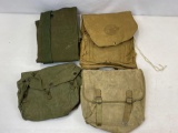 3 Canvas Knapsacks and Duffel