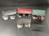 Eyeglasses, Sunglasses and Cases