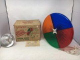 Vintage Holly Time Color Wheel with Box and Spotlight Bulb