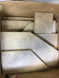 Box of Miscellaneous Remnant Floor Tile Pieces