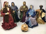Nativity Figures- Include Holy Family and 3 Magi