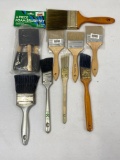 Paint Brushes- Straight, Angled & Foam (New in Package)