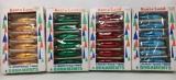 4 Boxes of Santa Land Christmas Ornaments, New in Boxes