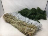 Tinsel and Artificial Pine Garland