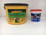 Quikrete Hydraulic Cement and DAR DryDex