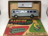 Vintage Radicon Bus: Radio Remote Controlled Bus with Original Box