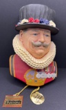 Bosson's Series A Character Wall Head, Beefeater, No. 142