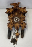 Black Forest Type Cuckoo Clock with Pine Cone Weights