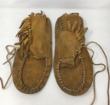 Tanned Leather Moccasins