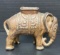 Antique Cast Metal Circus Elephant Bank