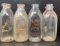 4 Milk Bottles- Various Dairies