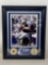 Framed Photo of Dallas Cowboys Tony Romo with 2 Coins and COA