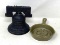 Cast Iron LIberty Bell and Small Fry Pan