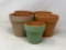 Terra Cotta Pots- Some Painted