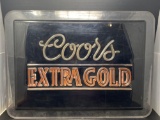 Coors Extra Gold Lighted Sign