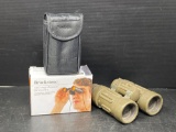 US Military NIKON 8x30 Binoculars and Brookstone 10X Magnification Binoculars with Case and Box