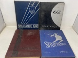 4 Spartanus Yearbooks- 1960's
