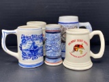 5 Open Ceramic Mugs