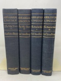 4 Books in Abraham Lincoln Series by Carl Sandburg