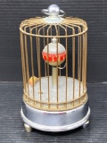 Vintage 1950's Bird Cage Mechanical Wind Up Clock