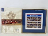 The 1996 Olympic Games Atlanta Official Viewer's Guide & Framed Stamps 