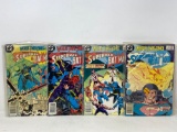 4 Superman and Bat Man Comic Books