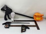 Clamps, Squares, Suction Cup, Plug-In Light Bulb