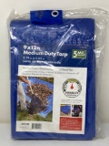 9' x 12' Medium Duty Tarp- New