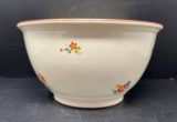 Vintage Floral Decorated Mixing Bowl