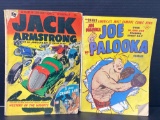 2 Comic Books- 10-Cent Jack Armstrong and 10-Cent Joe Palooka