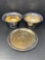 Silver Plated Tray and Rogers Footed Bowls