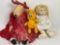 Stuffed Moose, Tweety Bird and Fabric Doll