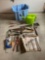 Tools Lot with Watering Can and Tote (No Lid)