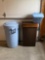 Rubbermaid Trash Can with Lid, Swing Lid Waste Can and Flip Top Plastic Bin