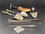 Shoe Stretchers, Candle Snuffers, Letter Opener, Pendulium