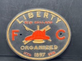 Cast Metal Fire Company Bicentennial Plaque 