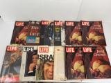 11 Life Magazines (8 are Duplicate) and 1 Look Magazine