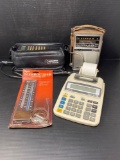 Audiovox Cell Phone & Case, Adding Machine, Thermometer and AM/FM Radio