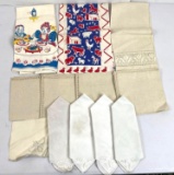 Antique Vintage Kitchen Linens- Towels, Napkins