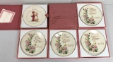 Designer's Collection Collector Plates- Holly Hobbie and 4 Matching 1979 Mother's Poem