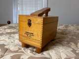 Esquire Shoe Valet Shoe Shine Box and Contents