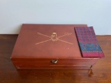 Man's Jewelry Box and Handkerchief