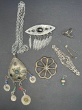 Silver Tone Jewelry Lot