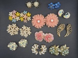 Vintage Costume Earrings, Mostly Clip-Ons