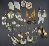 Large Lot of Earrings- Pierced, Clip-On