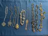 Costume Necklaces- Chain, Beads, Stones