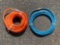 Orange and Blue Air Hoses