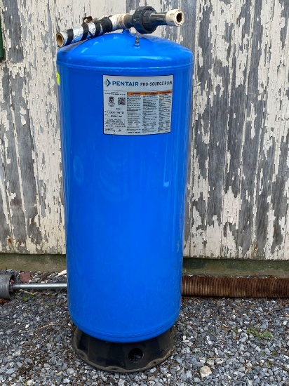 Blue Pentair Pressure Tank